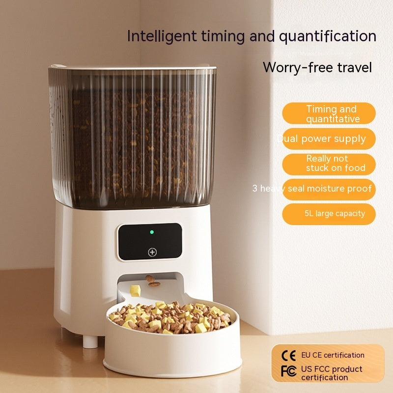 Revolutionize Feeding Time with the Automatic Pet Feeder Cat Intelligent Remote